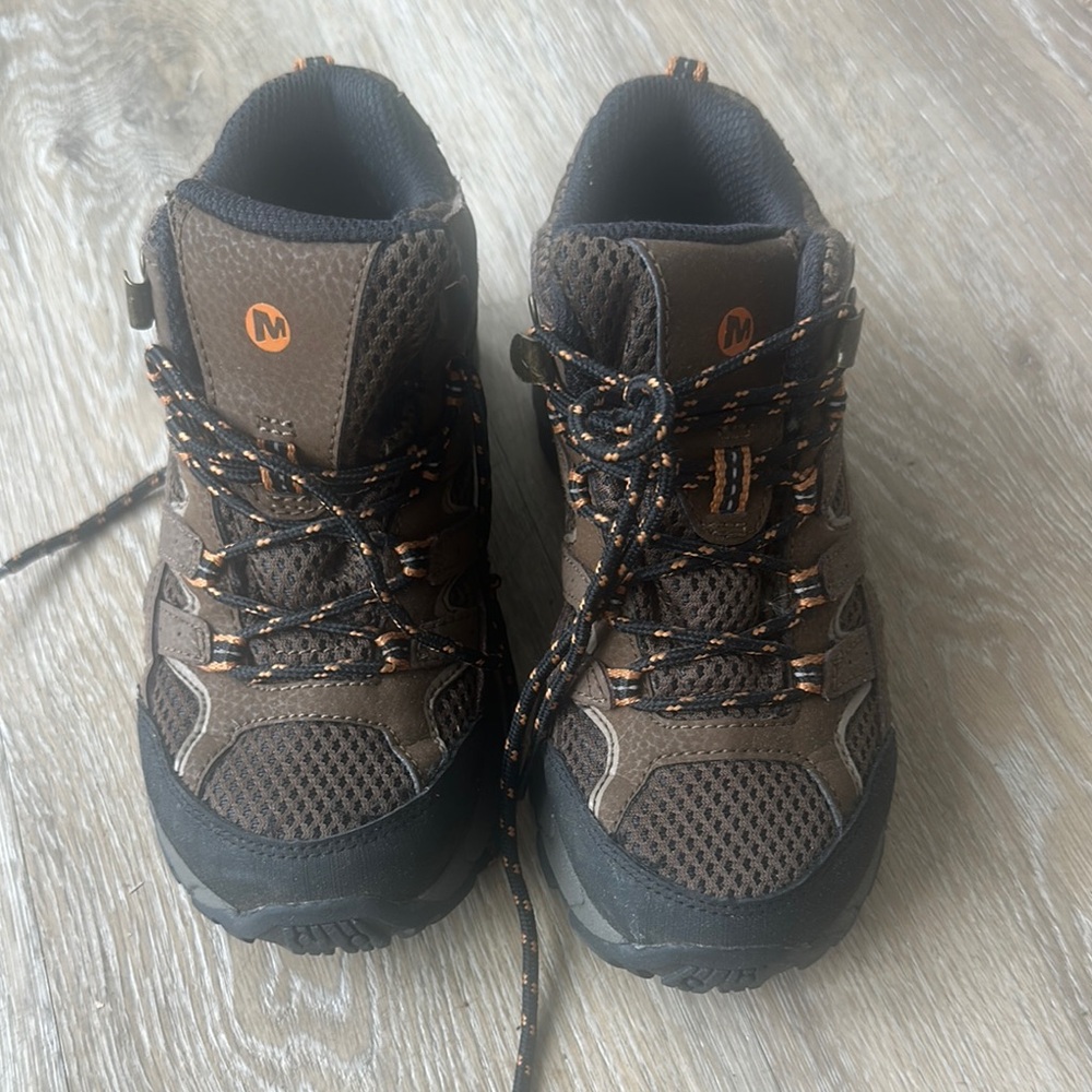 Merrell Kids Moab 2 Brown Hiking Shoes